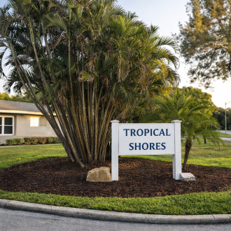 Tropical Shores Sign